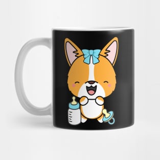 Cute corgi is a baby Mug